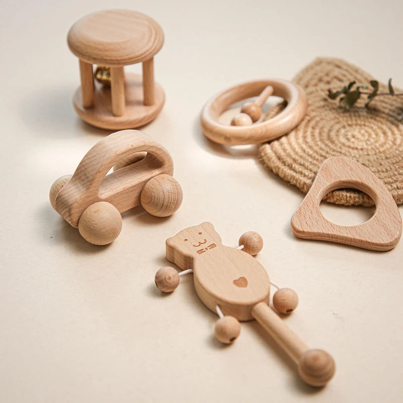 Baby Wooden Rattle